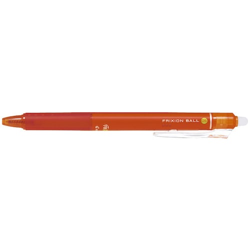 トラスコ中山 パイロット まとめ買い 消せるボールペン フリクションボールノック 0.5 オレンジ 10本セット(ご注文単位1セット)【直送品】