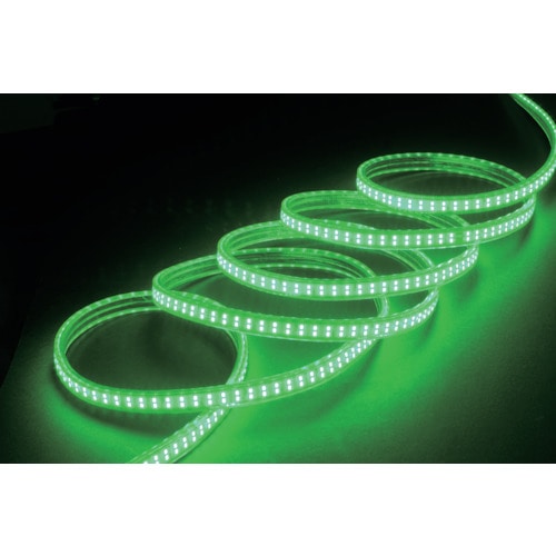 トラスコ中山 ハタヤ LEDテープライト片面発光タイプ(10m緑単体)(テープライトのみ)（ご注文単位1台）【直送品】