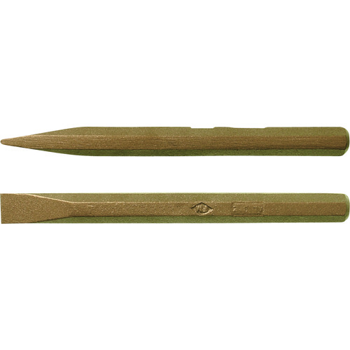トラスコ中山 Ampcoスイス 防爆チゼル 刃幅27×2軸径4×全長230mm(ご注文単位1本)【直送品】