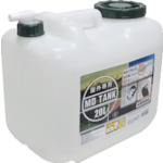 トラスコ中山 ヒシエス MDタンク20Lコック付(ご注文単位1缶)【直送品】