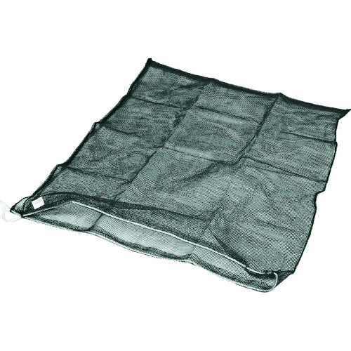 トラスコ中山 TRUSCO メッシュ袋 大 1枚入 100X100cm 90L 目合4mm 黒(ご注文単位1枚)【直送品】