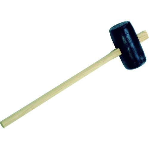 トラスコ中山 TRUSCO 丸型掛矢 130mm 硬質プラスチック製(ご注文単位1本)【直送品】