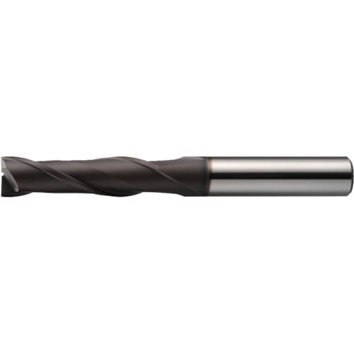 トラスコ中山 三菱K 2枚刃エムスター汎用 超硬スクエアエンドミルロング刃長(L)6mm（ご注文単位1本）【直送品】