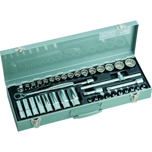 トラスコ中山 TONE ミックスソケットレンチセット 39pcs(ご注文単位1セット)【直送品】