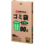 トラスコ中山 JTX 354172ゴミ袋 HD半透明 90L100枚 N045J90（ご注文単位1箱）【直送品】