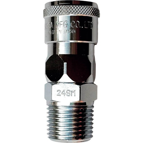 トラスコ中山 NKCカップリング NL型カップリングソケット R3/8 オネジ(ご注文単位10個)【直送品】