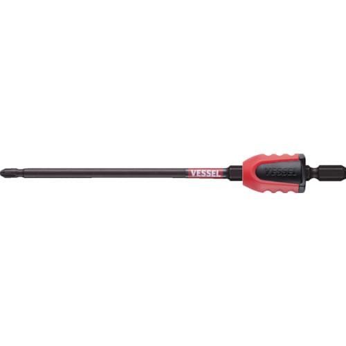 トラスコ中山 ベッセル トーションビット 段付サキスボビット ネジマグキャッチャー付 +2×150mm (1本)(ご注文単位1枚)【直送品】