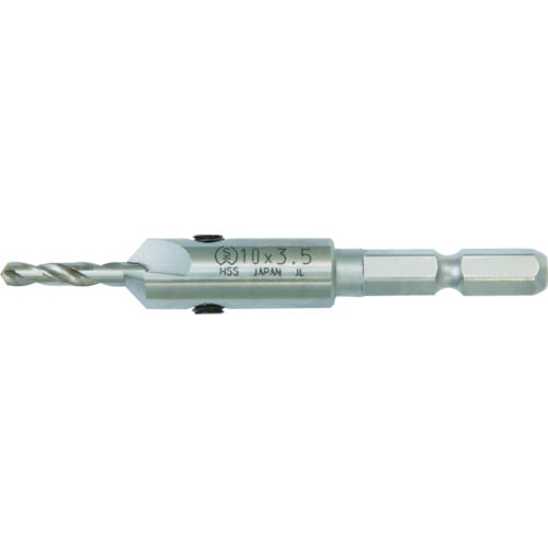トラスコ中山 大西 6角軸ドリルカッター(L15mm)9.0×3.0mm(ご注文単位1本)【直送品】