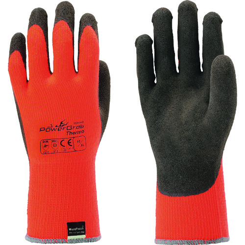 トラスコ中山 トワロン 防寒手袋 PowerGrab Thermo 10/XL(ご注文単位1組)【直送品】
