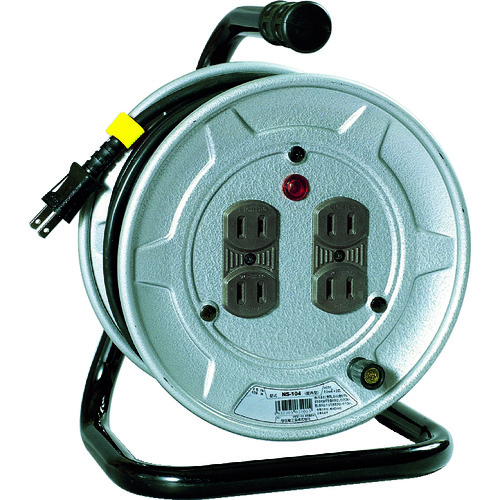 トラスコ中山 日動 電工ドラム 100V アースなし 10m VCTF電線(ご注文単位1台)【直送品】