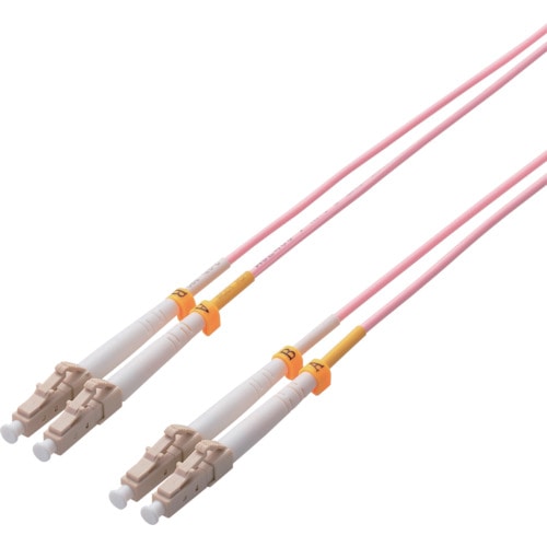 トラスコ中山 エレコム 光ファイバーケーブル マルチモード 10G LC-LC 5m(ご注文単位1本)【直送品】