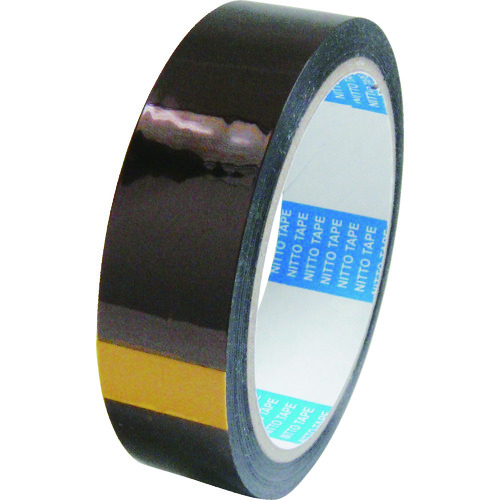トラスコ中山 日東電工アメリカ 絶縁テープ カプトンテープP-221 基材厚25μ×12.7mm×33m(ご注文単位1巻)【直送品】