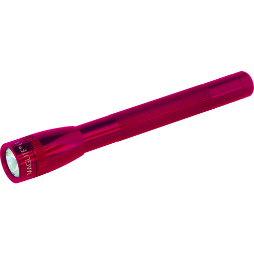 トラスコ中山 MAGLITE 懐中電灯 LEDフラッシュライト ミニマグライト(単4電池2本用) 赤(ご注文単位1個)【直送品】