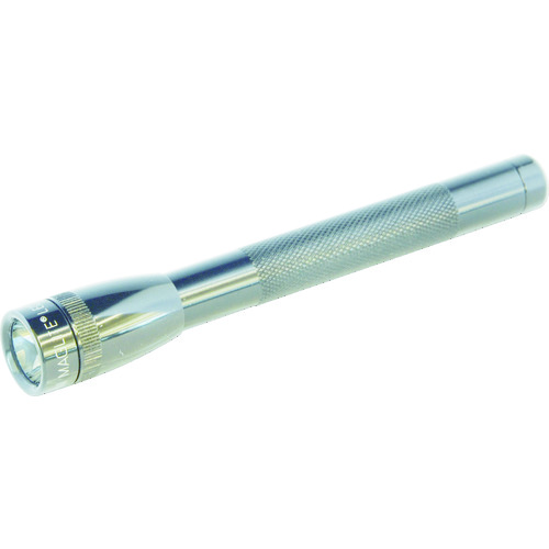 トラスコ中山 MAGLITE 懐中電灯 LEDフラッシュライト ミニマグライト(単4電池2本用) シルバー(ご注文単位1個)【直送品】
