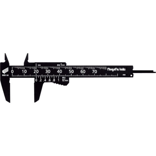トラスコ中山 SK プラスチックノギス快段目盛 軽快 70mm(ご注文単位1本)【直送品】