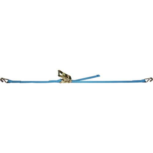 トラスコ中山 TESAC ラッシングベルト ベルト荷締機ラチェットバックル式両端ナローフック付 421-4099(ご注文単位1台)【直送品】