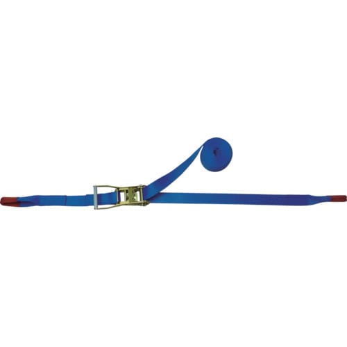 トラスコ中山 TESAC ラッシングベルト(ベルト荷締機)ラチェットバックル式アイタイプ 433-3993(ご注文単位1台)【直送品】
