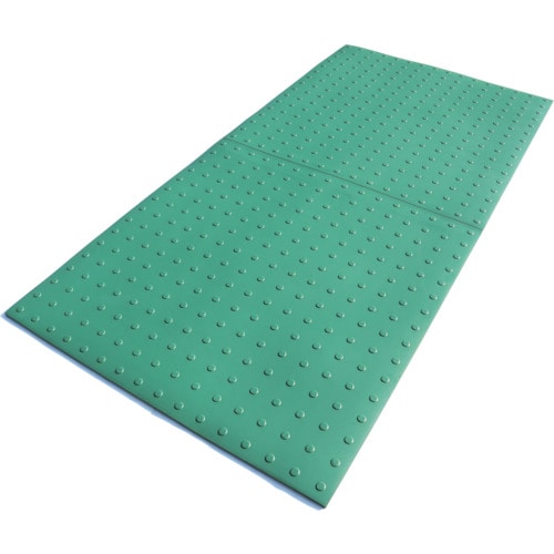 トラスコ中山 広島化成 らくらくマット グリーン 厚さ10mm(ご注文単位1枚)【直送品】