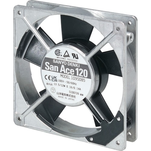 トラスコ中山 SanAce ACファン(120×25mm AC200V プラグコード付属)(ご注文単位1台)【直送品】