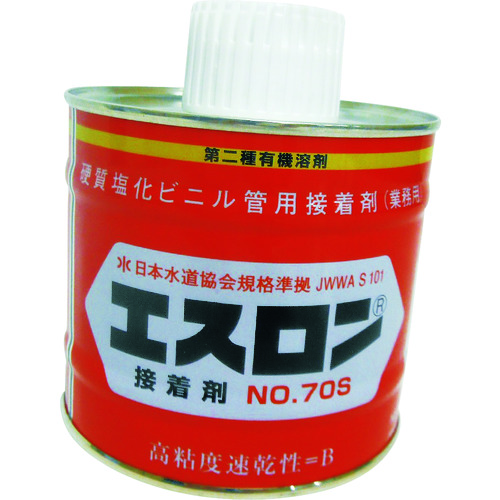 トラスコ中山 エスロン 接着剤 NO.70S 500G(ご注文単位1缶)【直送品】