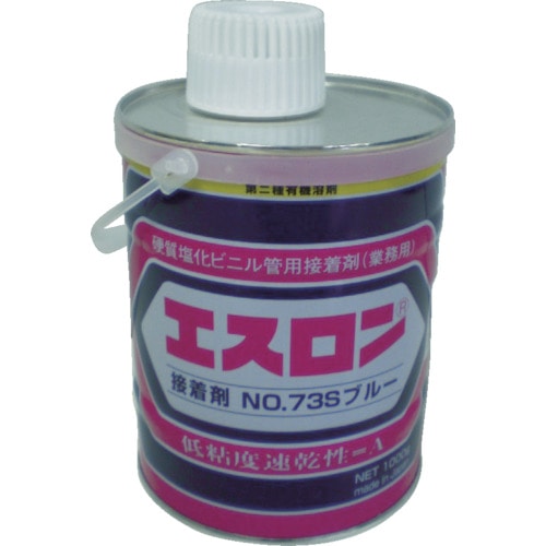 トラスコ中山 エスロン 接着剤 ブルーS 1kg(ご注文単位1缶)【直送品】