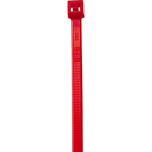トラスコ中山 SapiSelco セルフィット カラーケーブルタイ赤 4.5mm×280mm(ご注文単位1袋)【直送品】