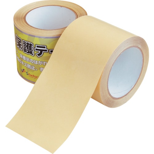 トラスコ中山 エスファクトリー 強力保護テープ 0.12X90X20M(ご注文単位1巻)【直送品】