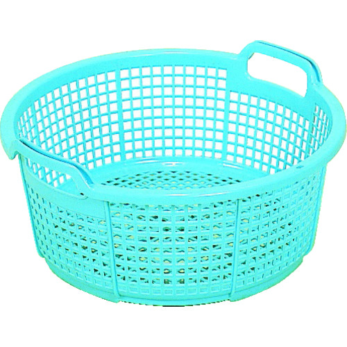 トラスコ中山 サンコー 北海篭(丸型) 301800 ライトブルー(ご注文単位1個)【直送品】