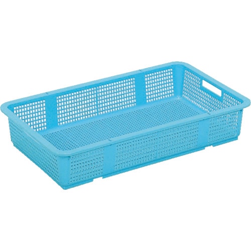トラスコ中山 サンコー 水切篭(PP) 101430 ライトブルー(ご注文単位1個)【直送品】