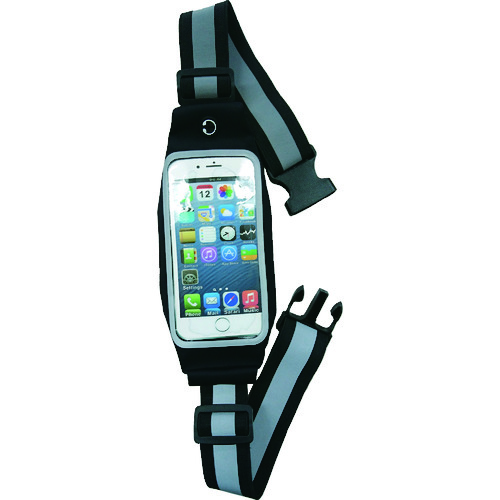 トラスコ中山 TRUSCO スマホ用ショルダーケース(反射ベルトタイプ)(ご注文単位1個)【直送品】