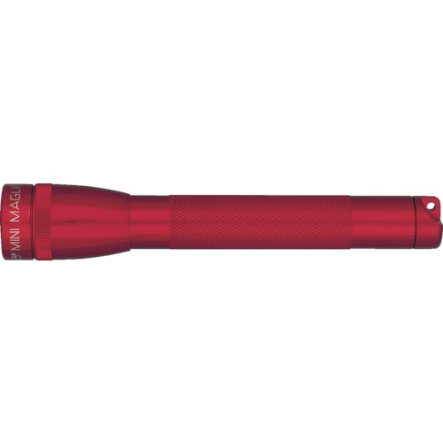 トラスコ中山 MAGLITE 懐中電灯 LEDフラッシュライト ミニマグライト(単3電池2本用) 赤(ご注文単位1個)【直送品】
