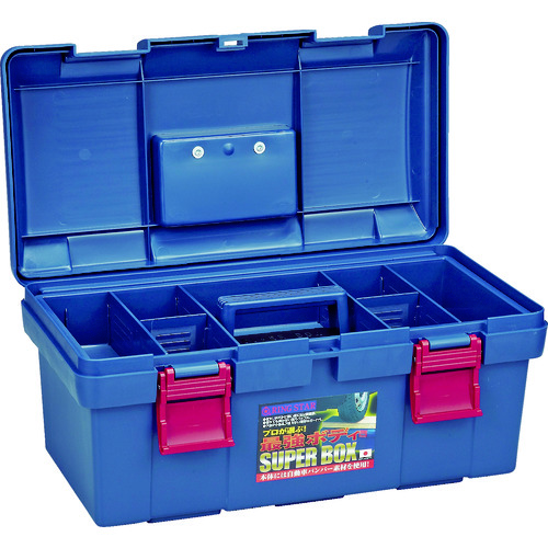 トラスコ中山 リングスター スーパーボックスSR-450ブルー(ご注文単位1個)【直送品】