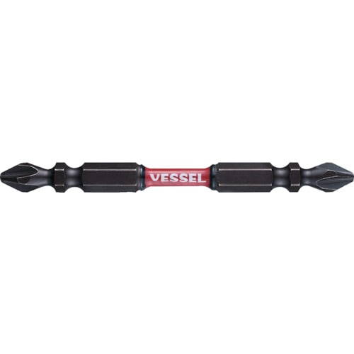 トラスコ中山 ベッセル サキスボトーションビットSST 2本組(両頭)+2×82mm(ご注文単位1パック)【直送品】