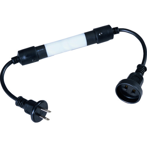 トラスコ中山 日動 防雨型センサーコード 100V 2芯 0.5m(ご注文単位1本)【直送品】
