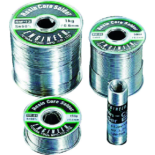 トラスコ中山 エンジニア 糸ハンダ 0.6X150g(ご注文単位1巻)【直送品】