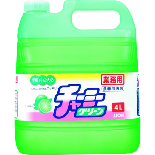 トラスコ中山 ライオン 業務用チャーミーグリーン4L(ご注文単位1個)【直送品】