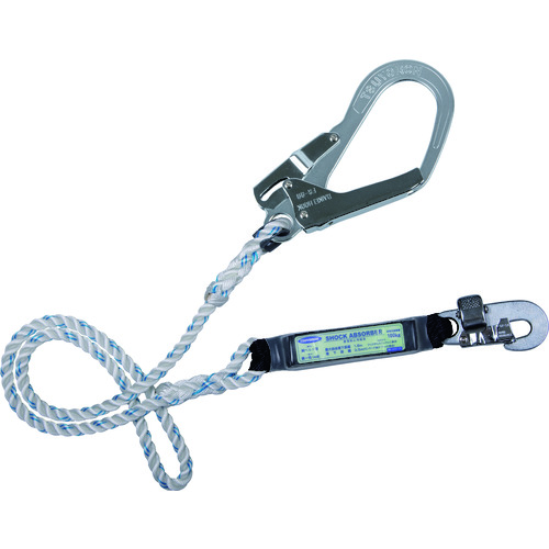トラスコ中山 ツヨロン 胴ベルト型用ランヤード 171-8008(ご注文単位1本)【直送品】