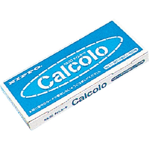 トラスコ中山 ニッポー タイムカード カルコロ用(ご注文単位1箱)【直送品】