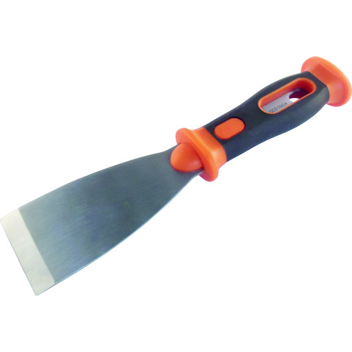 トラスコ中山 TRUSCO ステンレスハンマーへらTPR樹脂柄 直刃50mm(ご注文単位1個)【直送品】