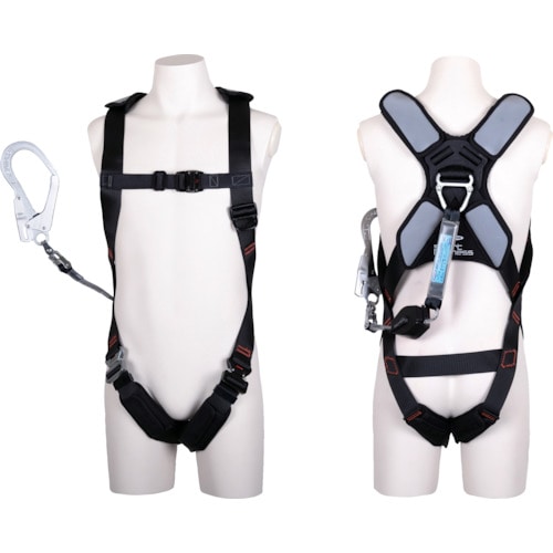 トラスコ中山 ツヨロン スマートハーネス コルトリトラ Mサイズ(ご注文単位1本)【直送品】