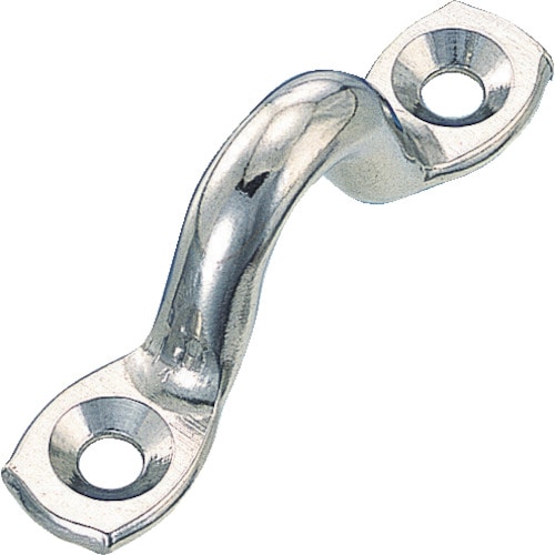 トラスコ中山 TRUSCO ステンレスアイストラップ10mm (2個入)(ご注文単位1袋)【直送品】