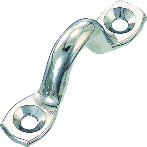 トラスコ中山 TRUSCO ステンレスアイストラップ4mm (2個入)(ご注文単位1袋)【直送品】