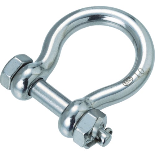 トラスコ中山 TRUSCO ステンレス ボルト止めオタフクシャックル 呼び16mm(ご注文単位1個)【直送品】