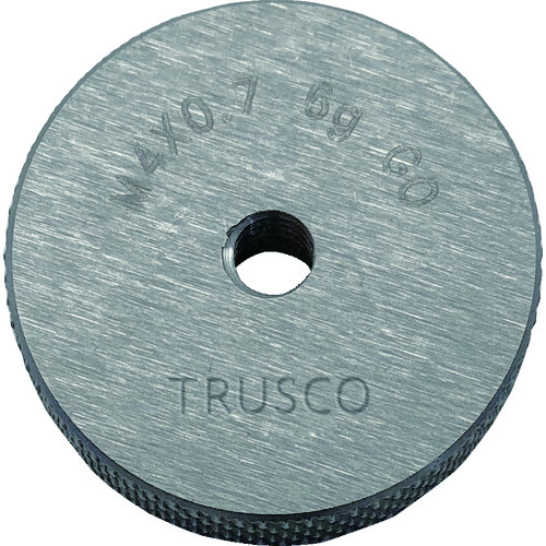 トラスコ中山 TRUSCO ねじ用リングゲージ 通り 6g M16×2.0（ご注文単位1個）【直送品】