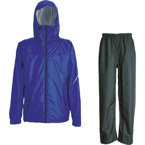 トラスコ中山 TRUSCO コンフォートレインスーツ ロイヤルブルー M(ご注文単位1着)【直送品】