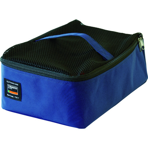 トラスコ中山 TRUSCO トラベル収納ケース シャツ4枚用 ネイビー(ご注文単位1個)【直送品】