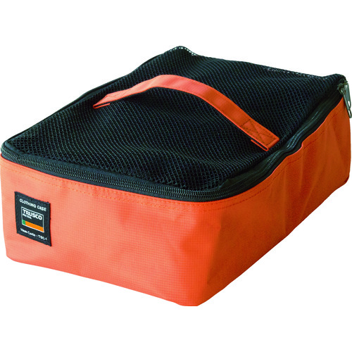 トラスコ中山 TRUSCO トラベル収納ケース シャツ4枚用 オレンジ(ご注文単位1個)【直送品】