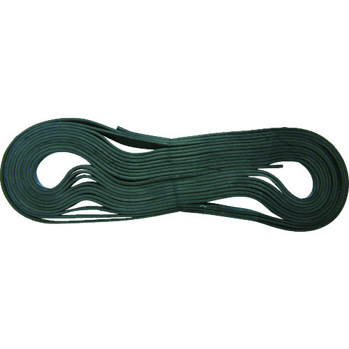 トラスコ中山 ユタカメイク ゴムロープ 10mm×60cm 10本入(ご注文単位1袋)【直送品】