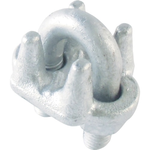 トラスコ中山 TRUSCO 鍛造ワイヤクリップ 8mm メッキ(ご注文単位1個)【直送品】