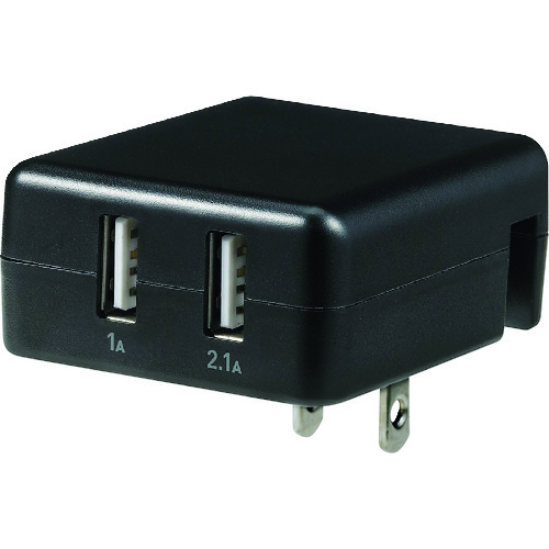 トラスコ中山 ELPA USB-ACアダプター2.1A(ご注文単位 1個)【直送品】